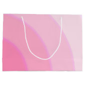 Roze Swirls Gift Bag Groot Cadeauzakje (Achterkant)