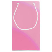 Roze Swirls Gift Bag Klein Cadeauzakje (Achterkant)