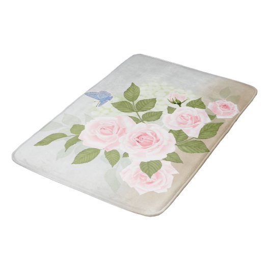 Roze symfonie-Rozen Badmat (Gekanteld)