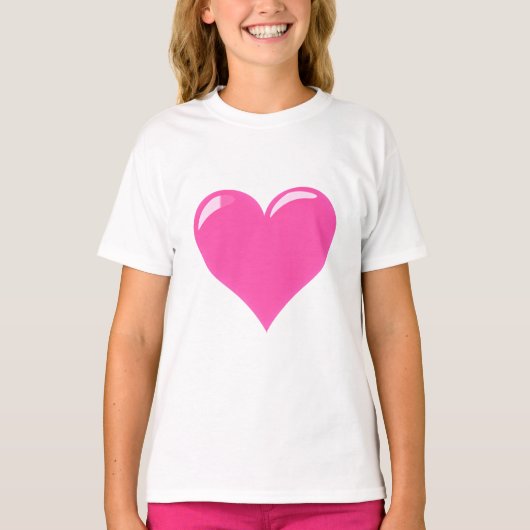 Roze T-Shirt Love (Voorkant)