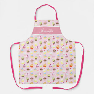 Roze Taart Apron voor Meisjes Schort