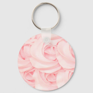 Roze taart frosting roos cupcake icing sleutelhanger