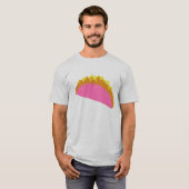 Roze Taco T-shirt (Voorkant volledig)