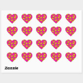 roze tacos hart sticker (Vel)