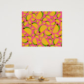 Roze tacos poster (Keuken)