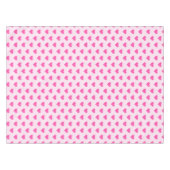 Roze Tafelkleed met Harten (Voorkant (Horizontaal))