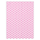 Roze Tafelkleed met Harten (Voorkant)