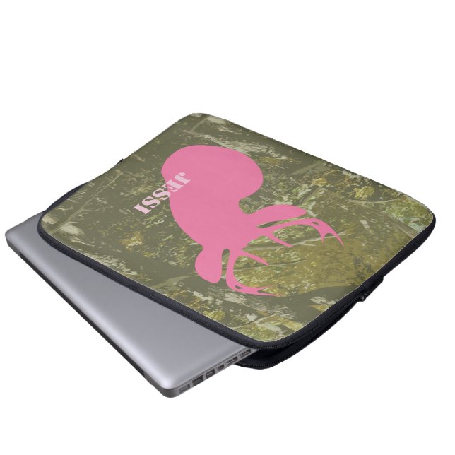 Roze tas met opening bovenaan en Camouflage Electr (Voorkant onderkant)