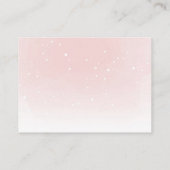 Roze Teddy Bear met Balloons Dappere Raffle Card Informatiekaartje (Achterkant)