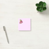 Roze teddybeer feestbeest post-it® notes (Kantoor)