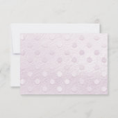 Roze Teddybeer in mand Dank je kaart (Achterkant)