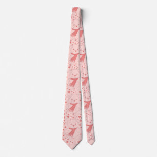 roze teddybeer stropdas