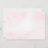 Roze Teddybeer Verjaardagsfoto Bedankkaart (Achterkant)