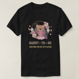 Roze teddybeer voor de aanstaande papa t-shirt