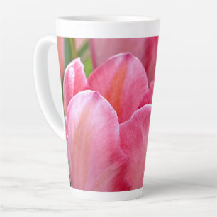 Roze tegels latte mok