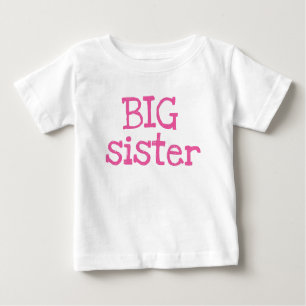 Roze tekst Big Sister