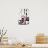 roze telefoon  vogue esthetisch poster (Keuken)
