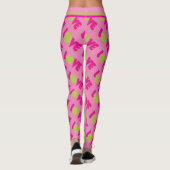 Roze Tennis LOVE - Leggings (Achterkant)