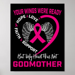 Roze ter nagedachtenis aan mijn peetmoeder Borstka Poster