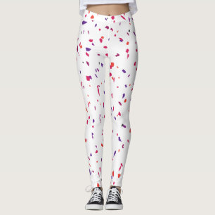 Roze Terrazo Elegant Summer Leggings