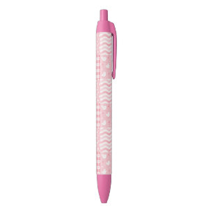 Roze Texturen Zwarte Inkt Pen