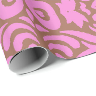 Roze thee cadeaupapier
