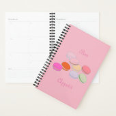 Roze thema Parijs Frans Macaron Bon Appetit Planner (Display)