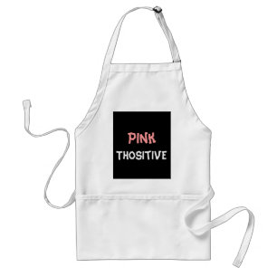 Roze Thositief Standaard Schort