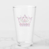 "Roze Tiara" Glas (Achterkant)