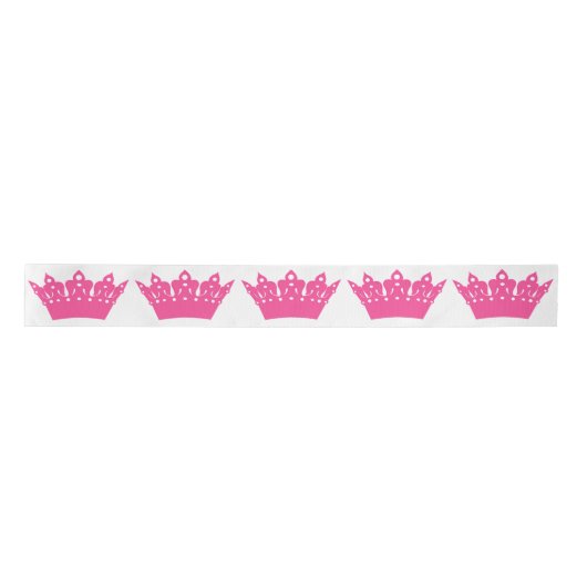 Roze Tiaras en kronen Lint (Voorkant)