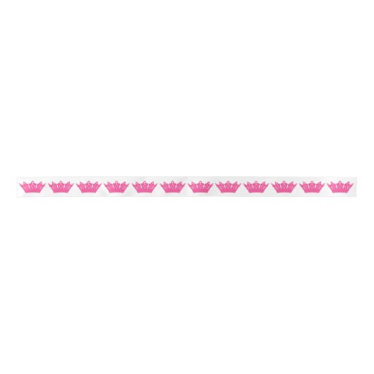 Roze Tiaras en kronen Lint (Voorkant)