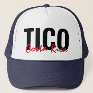 Roze Tico Costa Rica Trucker Hat Trucker Pet