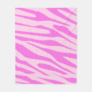 Roze Tijger Naadloos Patroon Fleece Deken