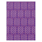 Roze tijgerpatroon tafelkleed (Voorkant)