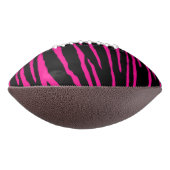 Roze tijgerstrepen american football (Gedraaid 90)
