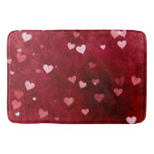 Roze tinten harten badmat (Voorkant)
