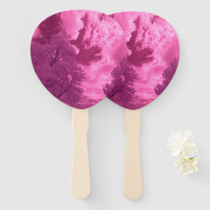 Roze Tinten Infrarood Wolk Handwaaier