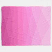 Roze tinten Polygonale rugzak Fleece Deken (Voorkant (Horizontaal))