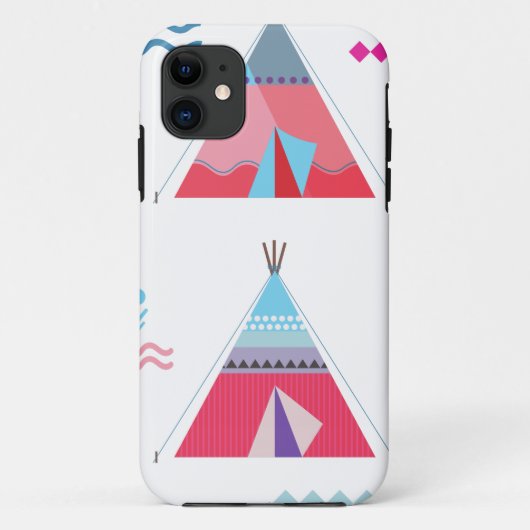 roze tipi Case-Mate iPhone case (Achterkant)
