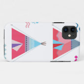 roze tipi Case-Mate iPhone case (Achterkant (horizontaal))