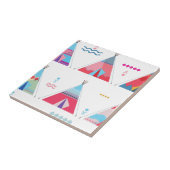roze tipi tegeltje (Zijkant)