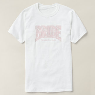 Roze Toile BRUID Verlovingsfeest Bachelorette Fees T-shirt