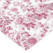 Roze toiletpatroon tafelkleed (Gekanteld)