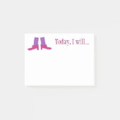 Roze tonen Aangepaste kleine notities Post-it® Notes (Voorkant)