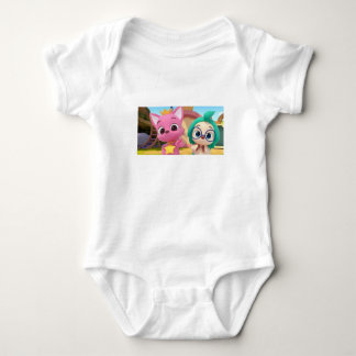 Roze tong en vrienden romper