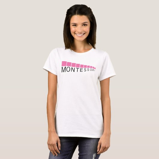 Roze toren Spaghetti Shirt (Voorkant volledig)