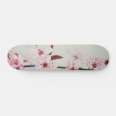  roze torenbloesems skateboard (Horizontaal)