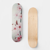  roze torenbloesems skateboard (Voorkant)