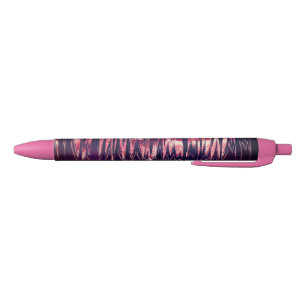 Roze tot donker zwarte inkt pen