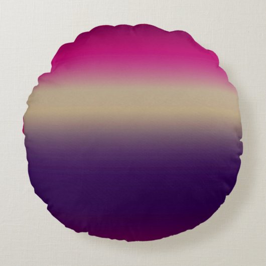 Roze tot druif horizen tonen rond kussen (Voorkant)